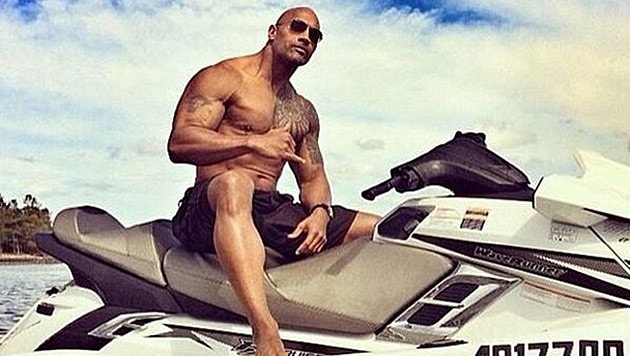 Dwayne "The Rock" Johnson hat seine Teilnahme am "Baywatch"-Film bestätigt. (Bild: instagram.com/therock)