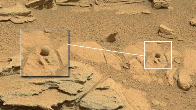 Steinmurmel auf dem Mars (Bild: NASA/JPL-Caltech/MSSS)
