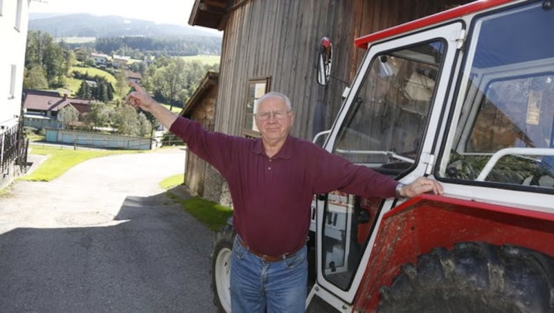 Pensionist Ernst Tatscher: "Das kann nicht gutgehen." (Bild: Martin A. Jöchl)