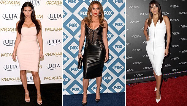Auch Stars wie Kim Kardashian, Jennifer Lopez oder Eva Longoria schummeln. (Bild: AFP, APA/EPA/JENNIFER POLIXENNI BRANKIN)