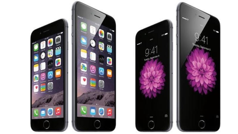 Apple bringt zwei neue iPhones: Das 4,7-Zoll-Gerät iPhone 6 und das iPhone 6 Plus mit 5,5 Zoll. (Bild: Apple)