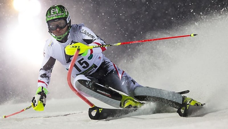 Reinfried Herbsts Sieg im Weltcupslalom von Kranjska Gora am 31. Jänner 2010 ist der bislang letzte eines SLSV-Athleten neben Marcel Hirscher. Sein 2. Platz in Bansko am 27. Februar 2011 markiert auch die letzte Salzburger Podestplatzierung im Weltcup, die nicht durch Marcel Hirscher eingefahren wurde. (Bild: APA/EXPA/JOHANN GRODER)