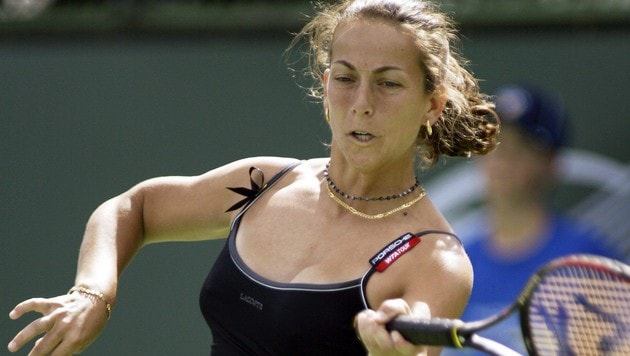 Spaniens First Tennis-Lady: Gala Leon (hier in Indian Wells 2004) ist Davis-Cup-Kapitän. (Bild: EPA/Mike Fiala)