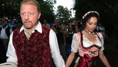 Boris Becker mit Ehefrau Lilly am Münchner Oktoberfest. (Bild: EPA)