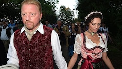 Boris Becker mit Ehefrau Lilly am Münchner Oktoberfest. (Bild: EPA)