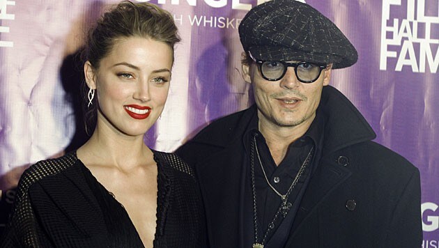 Für Amber Heard verließ Johnny Depp seine Lebensgefährtin Vanessa Paradis. (Bild: Jack Plunkett/Invision/AP)