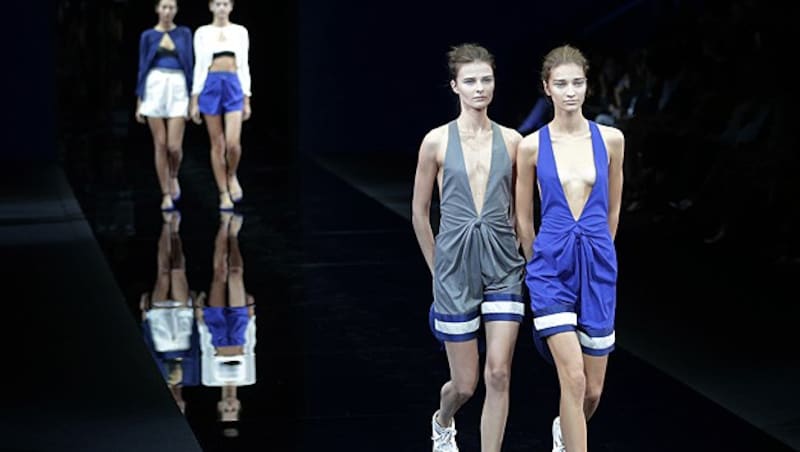 Emporio Armani (Bild: AP, APA/EPA/MATTEO BAZZI)