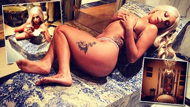 Lady Gaga postet Nacktfotos auf ihrer Instagramseite. (Bild: instagram.com/ladygaga)