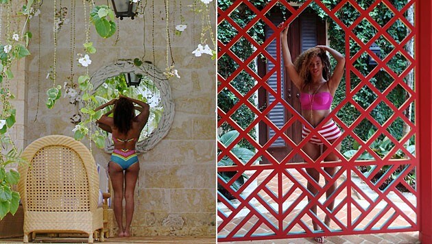 Schon einmal sorgte Beyonce mit retuschierten Urlaubsbildern für Aufsehen. (Bild: tumblr.com)