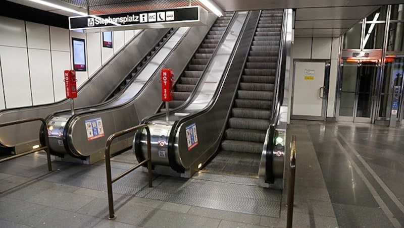 Die U-Bahn-Station Stephansplatz (Bild: Martin A. Jöchl)