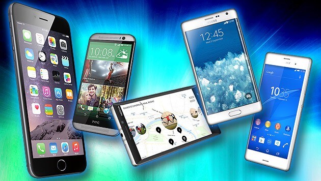(Bild: Apple, HTC, Nokia, Samsung, Sony, thinkstockphotos.de)