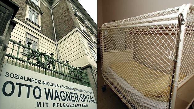 Im Otto-Wagner-Spital wurden zwischen den 60er und 80er Jahren behinderte Kinder misshandelt. (Bild: APA/GUENTER R. ARTINGER, APA/HERBERT PFARRHOFER)