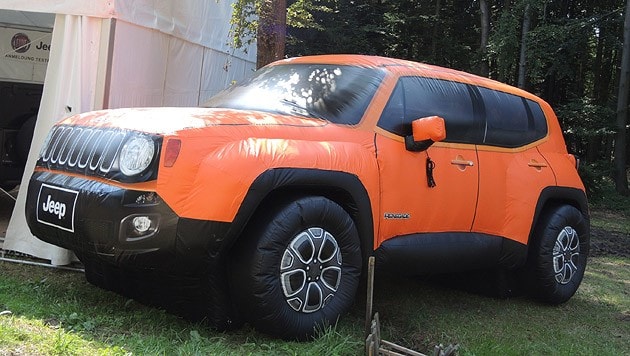 Jeep Renegade - eigentlich gar nicht so aufgeblasen, sondern klein und kompakt. (Bild: Stephan Schätzl)