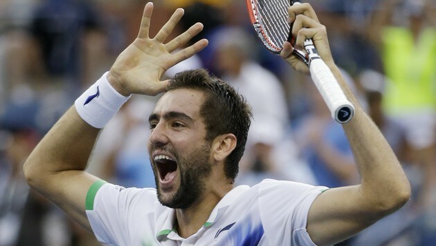 Marin Cilic schaffte es in sein erstes Grand-Slam-Finale (Bild: AP)