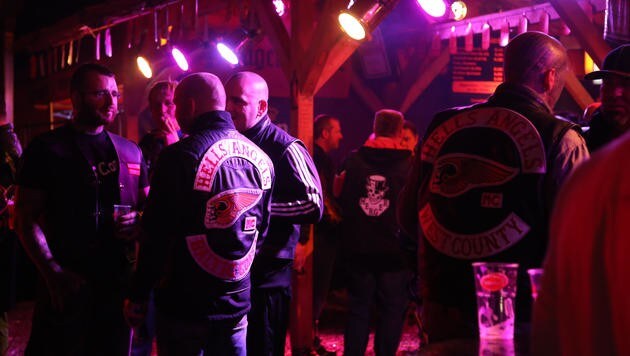 Auch die Hells Angels sind beim Harley-Treffen vertreten. (Bild: Uta Rojsek - Wiedergut)
