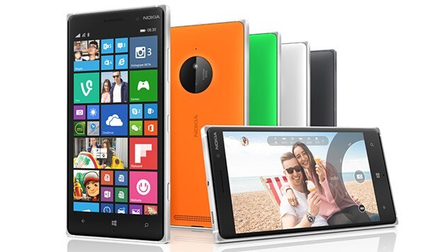 Gewohnt bunt: das neue Lumia 830 mit 5-Zoll-Display und 10-Megapixel-Kamera. (Bild: Microsoft)