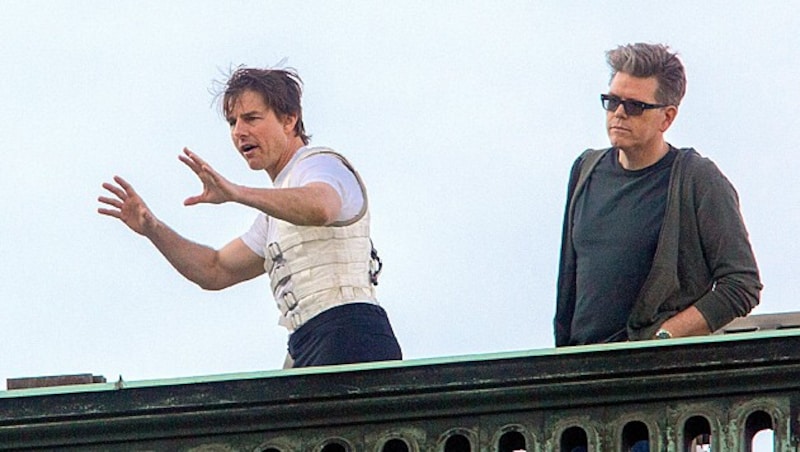 Stuntproben zu "Mission: Impossible V" in Wien (Bild: APA/photonews.at/Georges Schneid)