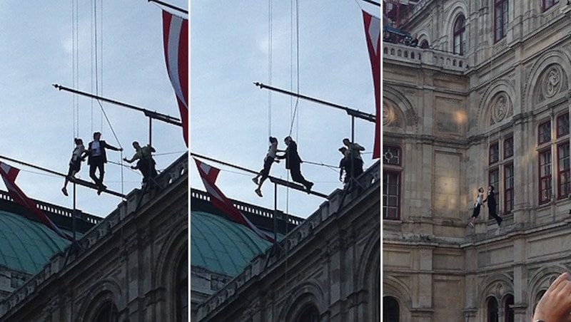 Fotos unserer Leserreporter vor der Staatsoper (Bild: Peter Wenk)