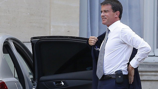 Der alte und neue französische Premier Manuel Valls (Bild: AFP)