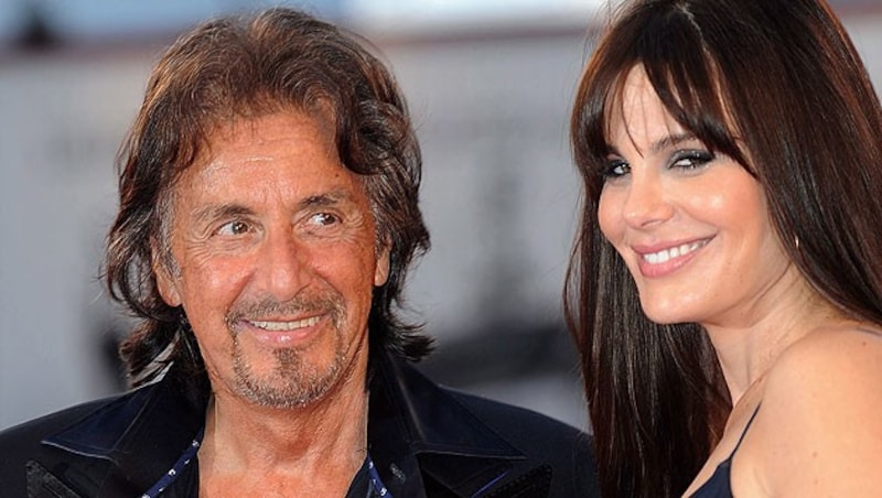 Italo-New-Yorker: Al Pacino mit Partnerin Lucila Sola. (Bild: EPA/CLAUDIO ONORATI)