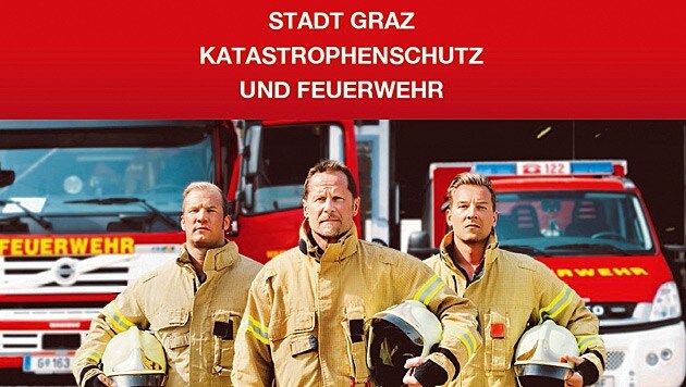 Startbild der "Stadt Graz Feuerwehr App" (Bild: Stadt Graz Katastrophenschutz und Feuerwehr)