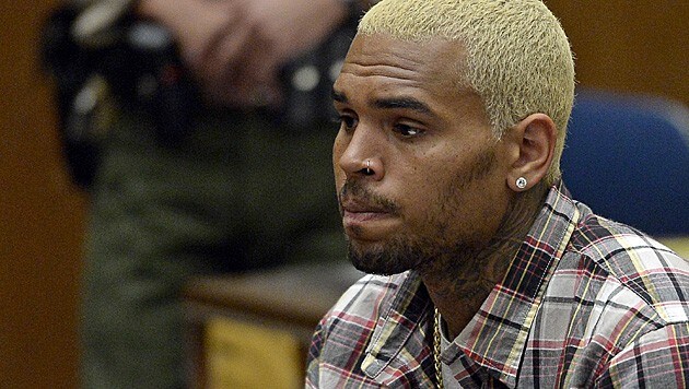 War Chris Brown das eigentliche Ziel? Er entkam den Kugeln unbeschadet. (Bild: AP)