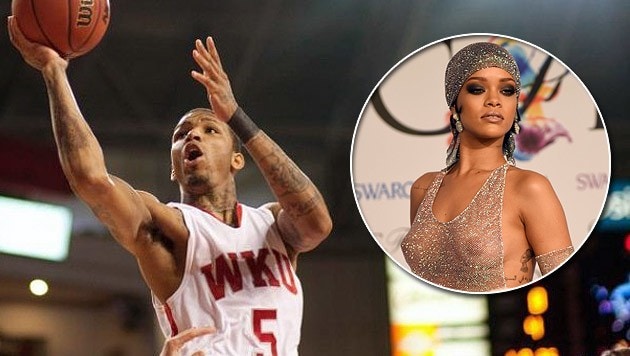US-Basketballer Cliff Dixon soll nach Popstar Rihanna jetzt auch Graz verzaubern. (Bild: wkuherald.com, AFP)