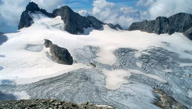 Dieses Foto vom Hallstätter Gletscher stammt aus dem August 2014 (Bild: Bermicourt)