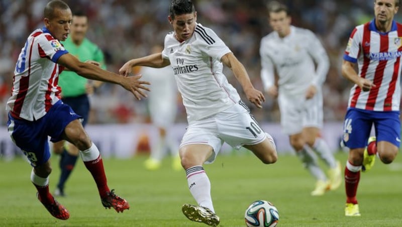 James Rodriguez won the Champions League twice and the Spanish championship twice with Real Madrid. (Bild: AP)