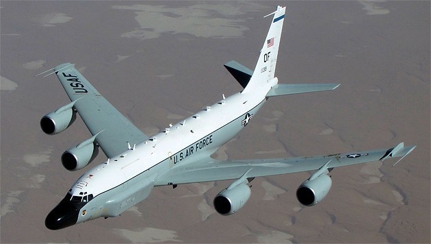 US-Spionageflugzeug des Typs RC-135 Rivet Joint (Bild: United States Air Force)