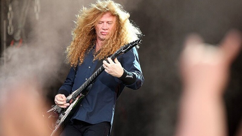 Dave Mustaine von Megadeth (Bild: APA/EPA/AXEL HEIMKEN)