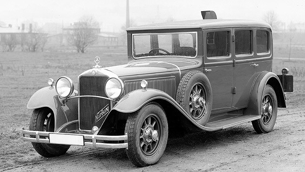 Der erste gepanzerte Mercedes wurde 1935 für den japanischen Kaiser Hiroito gebaut. (Bild: Daimler)