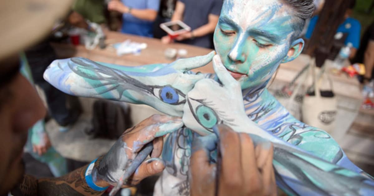 Body Painting Prank