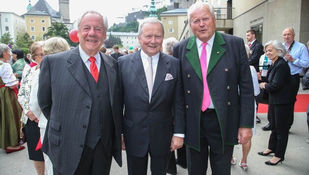 Johannes Graf Walderdorf, Wolfgang Porsche und Baron Friedrich Mayr-Melnhof (Bild: APA/NEUMAYR/MMV)
