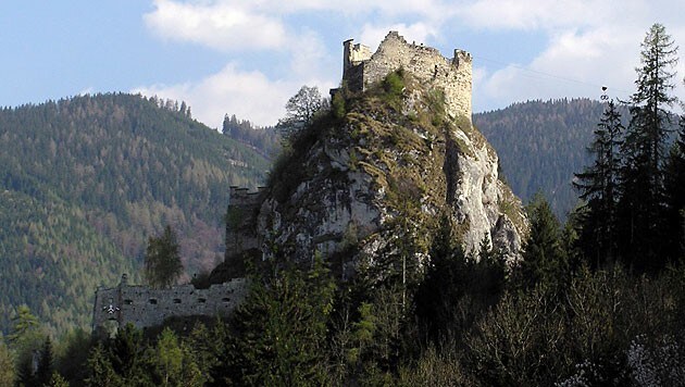 Blick auf die Burg Eppenstein nahe Judenburg (Bild: FIALE)