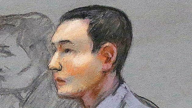 Azamat Taschajakow, Studienfreund des Boston-Attentäters Dzhokar Tsarnaev, vor Gericht (Bild: AP)