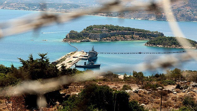 Der NATO-Stützpunkt auf Kreta (Bild: AFP)