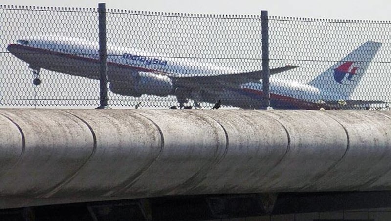 Die Malaysia-Maschine beim Abflug in Amsterdam (Bild: AFP)