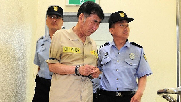 Sewol-Kapitän Lee Joon Seok im Gericht von Gwangju (Bild: APA/EPA/Kim Hee Chul)