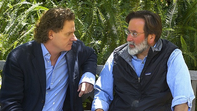 Hollywood-Filmemacher Peter Rodger (li.) und Richard Martinez (re.) (Bild: APA/EPA/SIMON ASTAIRE/RALLY /HANDOUT)
