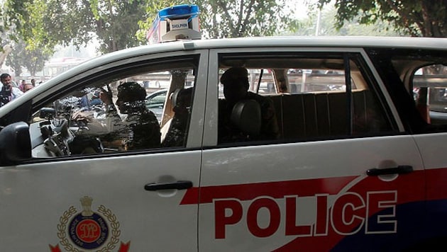 Indische Polizei (Symbolbild) (Bild: APA/EPA/Money Sharma (Symbolbild))