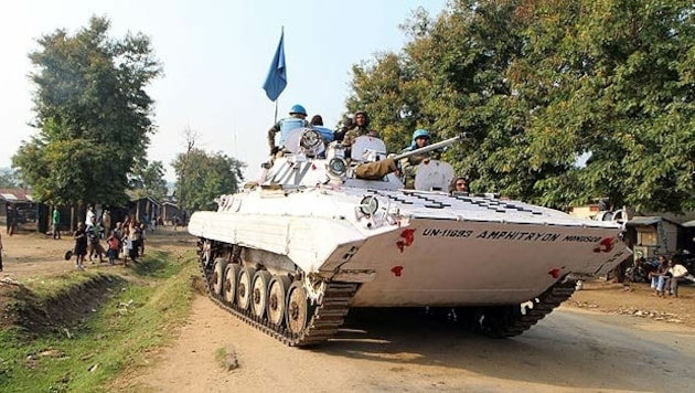UNO-Panzer (Bild: AFP)