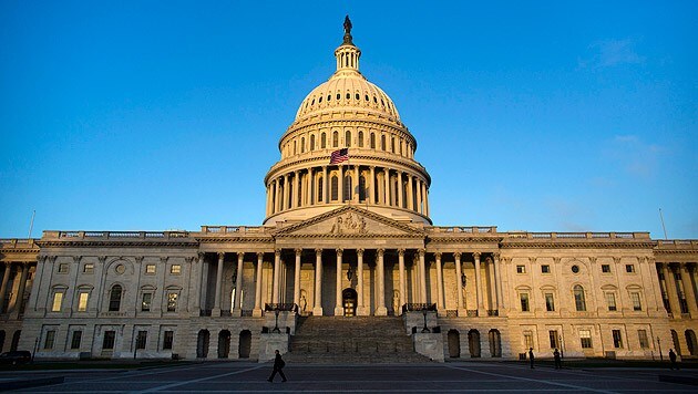 Das Kapitol der Vereinigten Staaten ist der Sitz des Kongresses. (Bild: EPA)