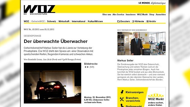 (Bild: Screenshot: woz.ch, krone.at-Grafik)