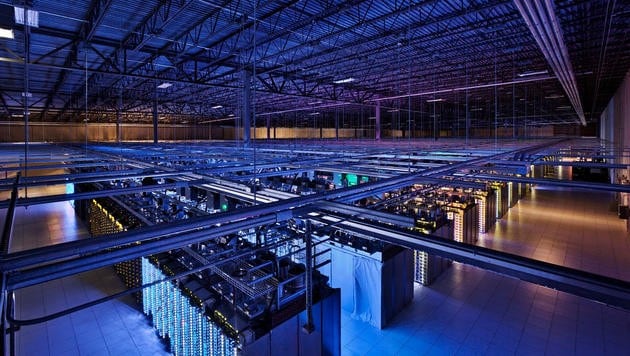 Ein Google-Rechenzentrum in Finnland