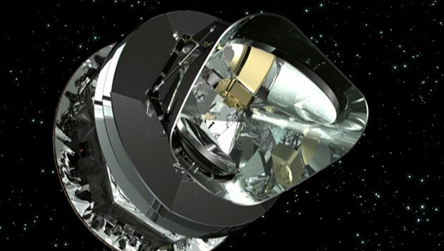 Das ESA-Teleskop „Planck“ im Weltall (Bild: ESA/AOES Medialab)