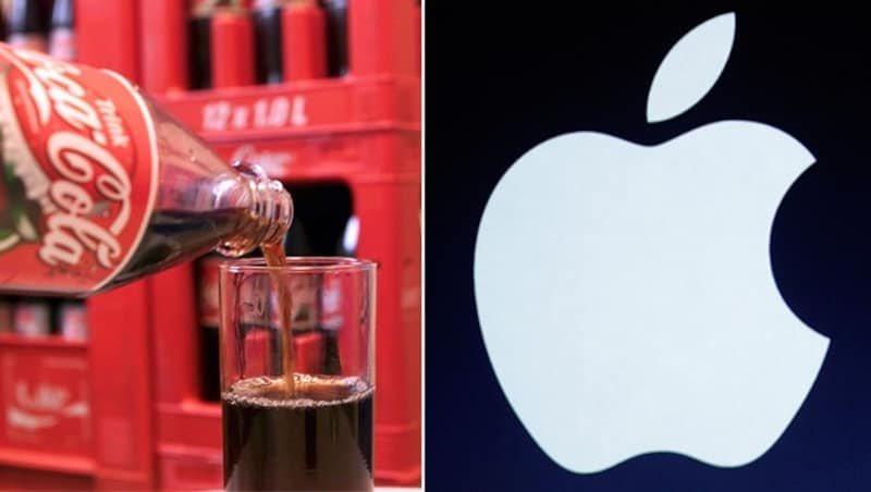 Coca Cola doesn't want to pay anything, Apple finds the TV rights too expensive. (Bild: dapd,AP,krone.at-Grafik)