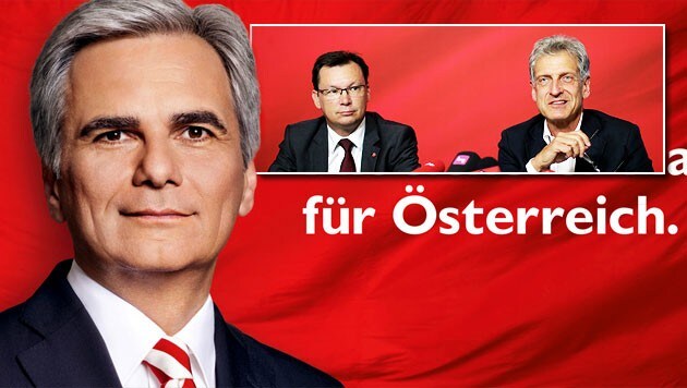 (Bild: APA/SPÖ, APA/GEORG HOCHMUTH, krone.at-Grafik)