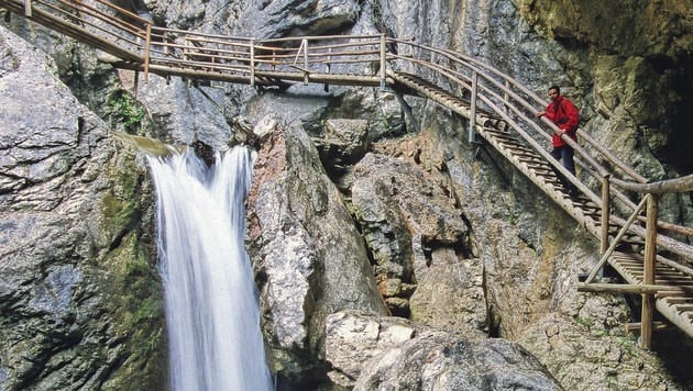 Die Bärenschützklamm soll ab Herbst wieder zugänglich sein (Bild: Steiermark Tourismus (Symbolbild))
