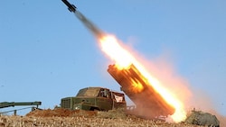 Das russische Heer soll Raketen aus Nordkorea abgefeuert haben (Archivbild). (Bild: AP)